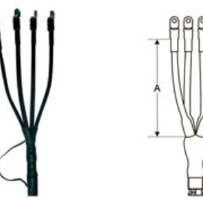 Для 3-х и 4-х жильных кабелей с пропитанной бумажной изоляцией на напряжение до 1 кВ